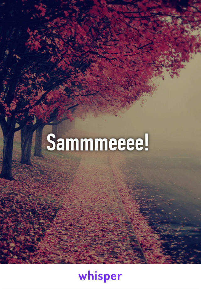 Sammmeeee! 