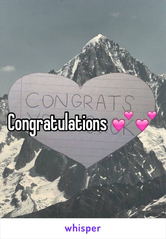 Congratulations 💕💕