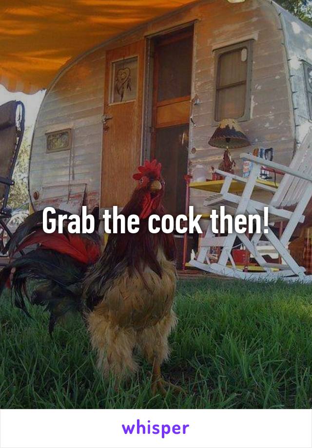 Grab the cock then!