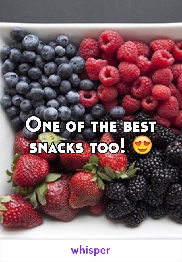 One of the best snacks too! 😍