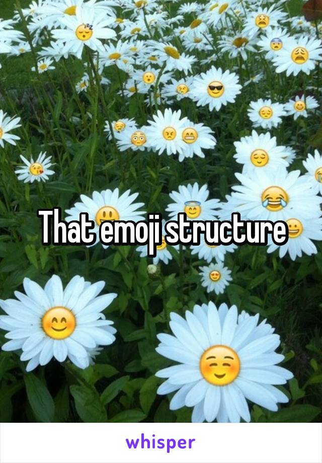 That emoji structure