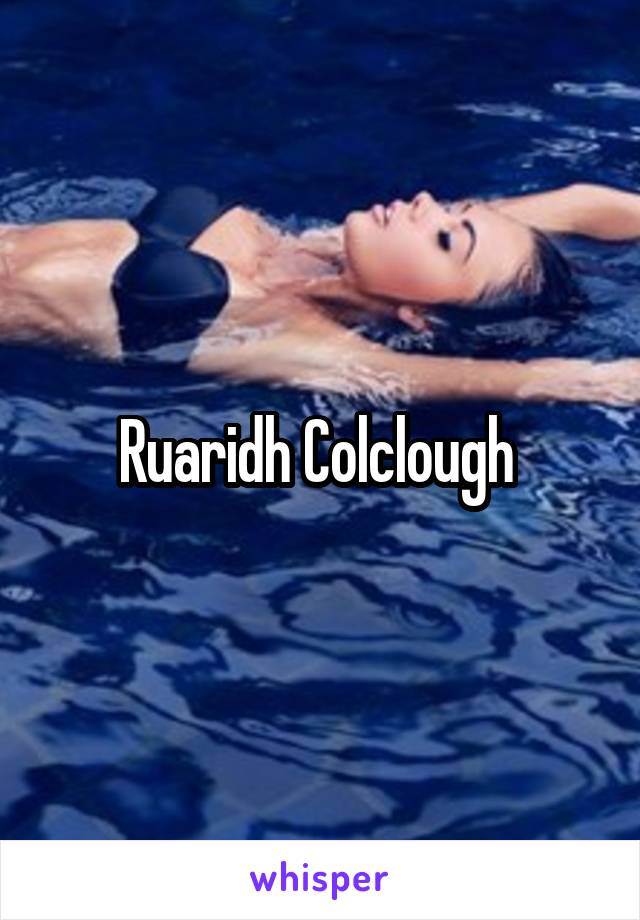 Ruaridh Colclough 