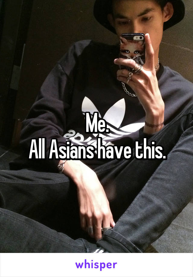 Me.
All Asians have this.