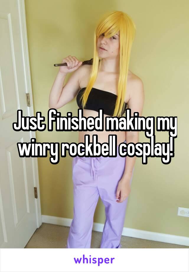 Just finished making my winry rockbell cosplay!
