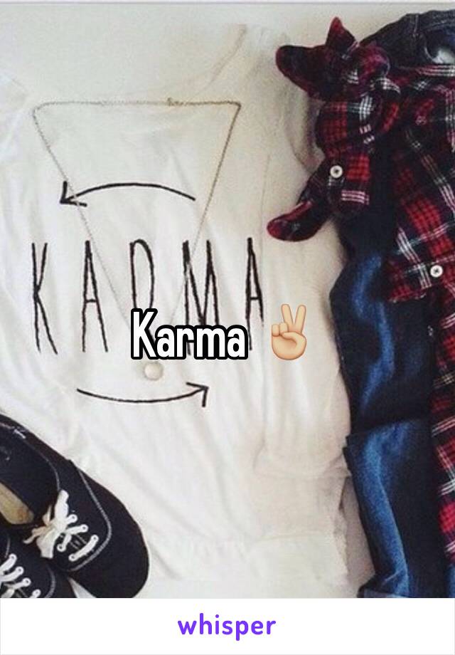 Karma ✌🏼️