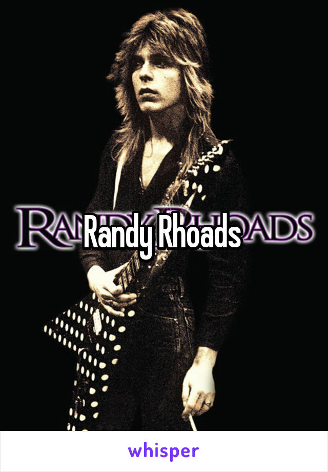Randy Rhoads 