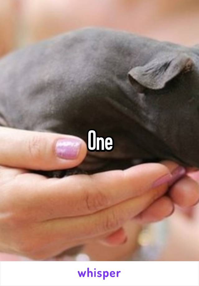 One