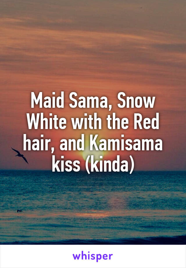 Maid Sama, Snow White with the Red hair, and Kamisama kiss (kinda)