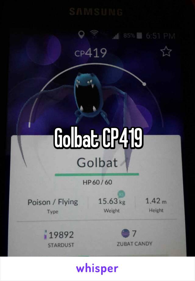 Golbat CP419