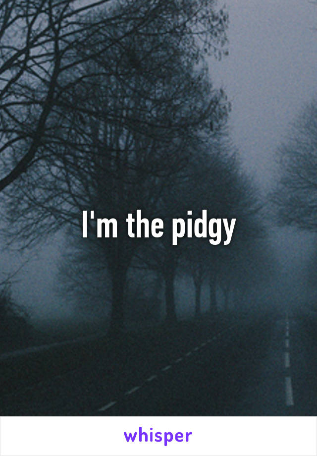 I'm the pidgy