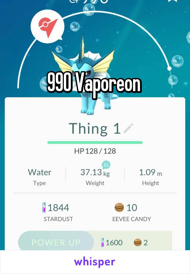 990 Vaporeon 



