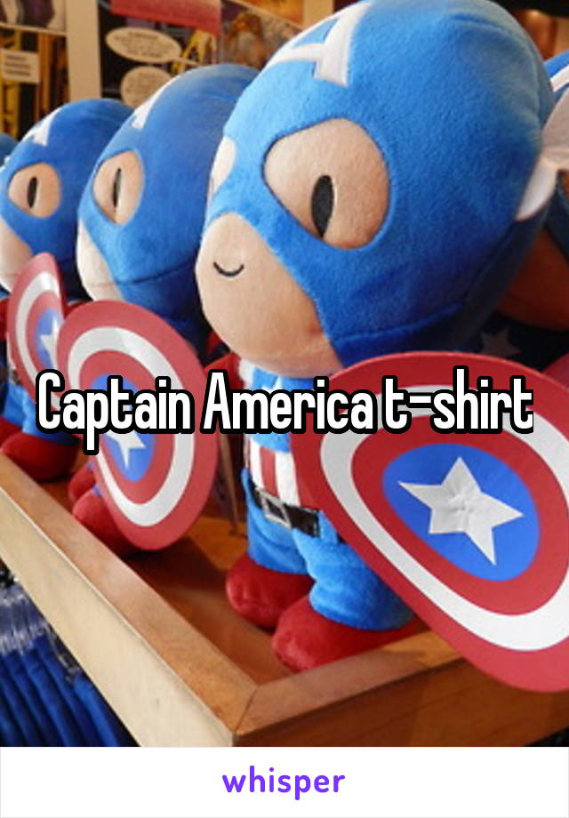 Captain America t-shirt