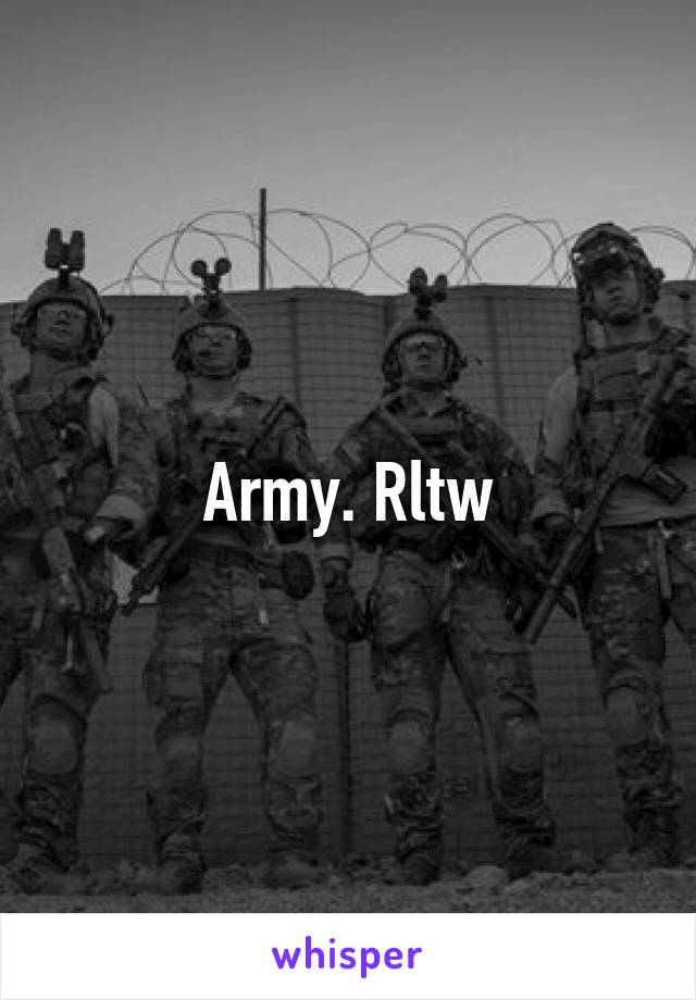 Army. Rltw