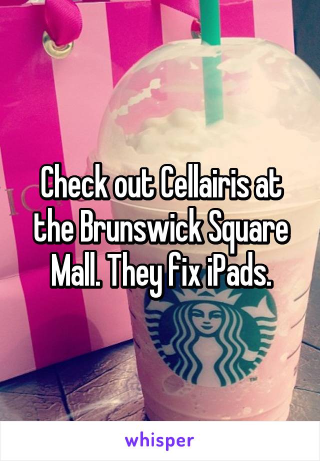 Check out Cellairis at the Brunswick Square Mall. They fix iPads.