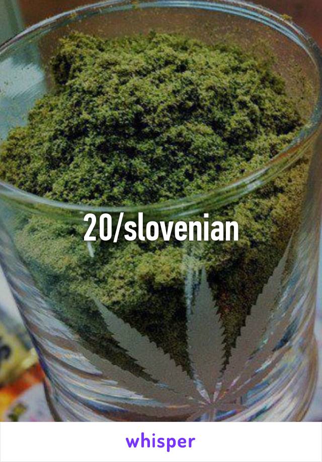 20/slovenian