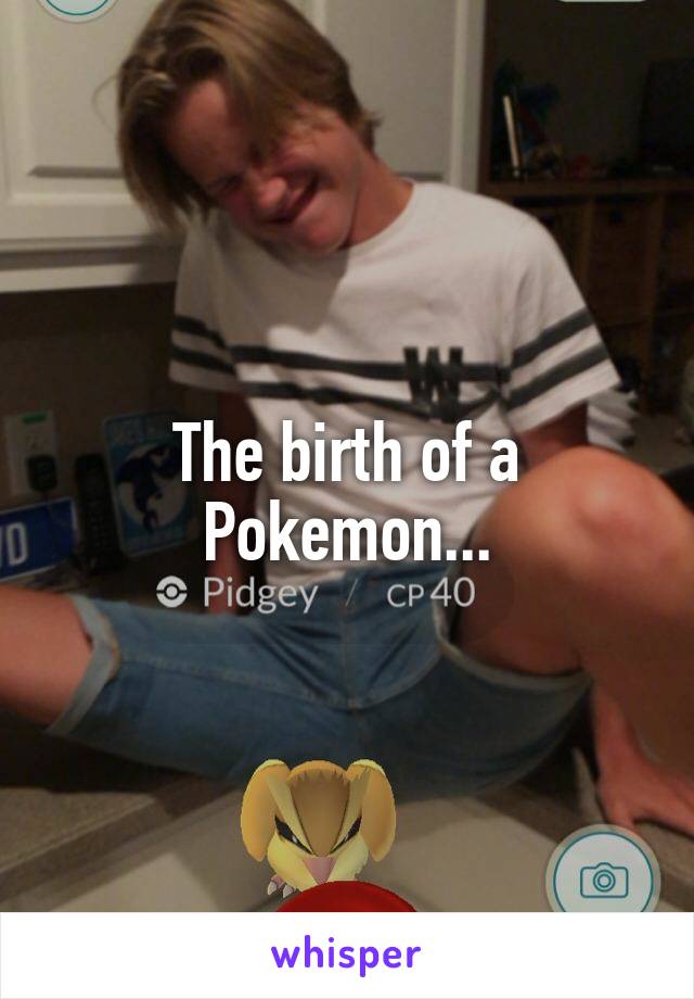 The birth of a Pokemon...