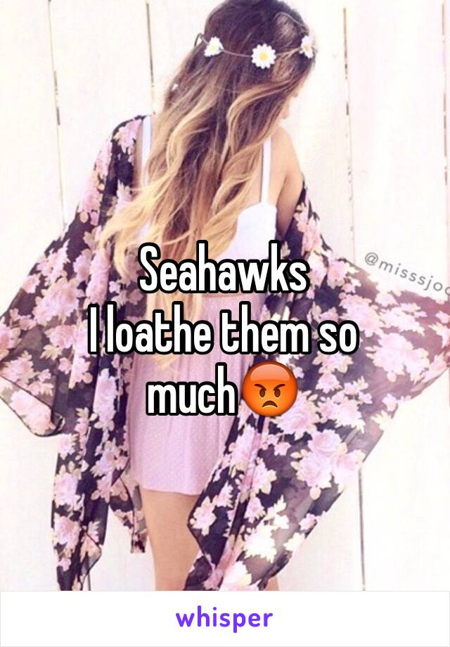 Seahawks 
I loathe them so much😡