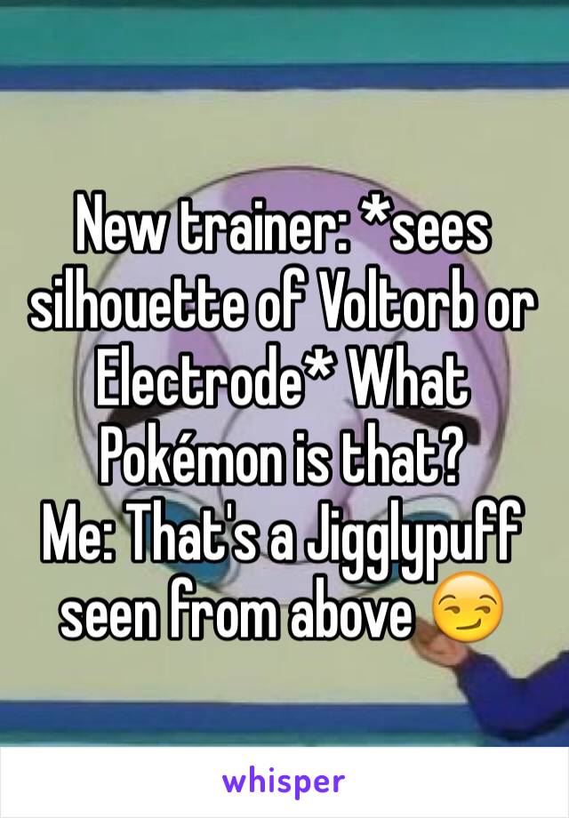 Which is Voltorbe? The silhouette of Voltorb and Electrode