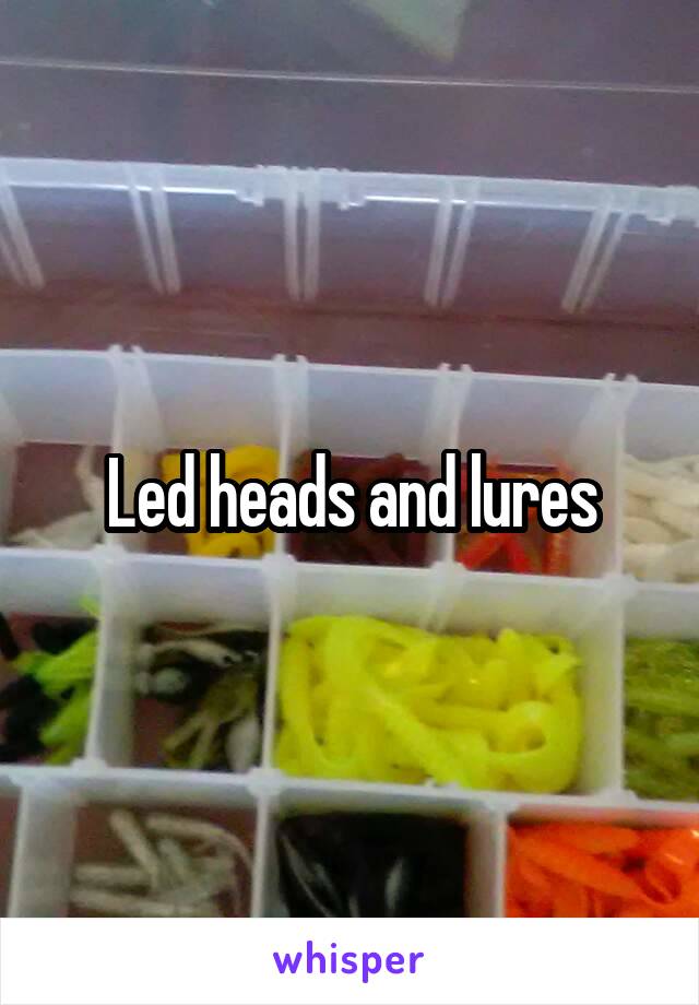 Led heads and lures