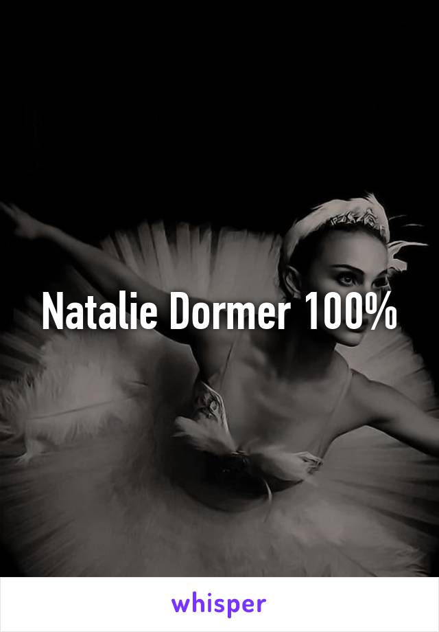 Natalie Dormer 100%