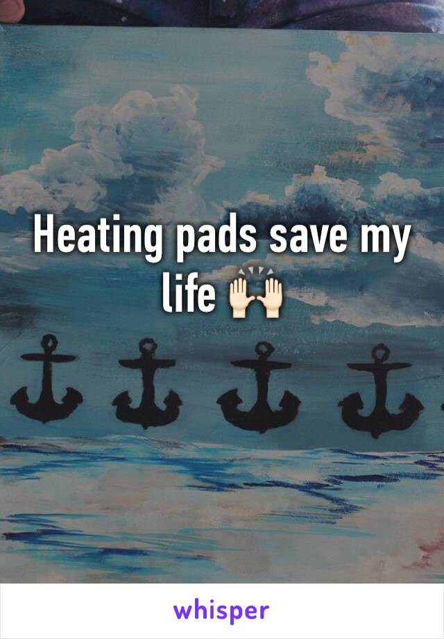 Heating pads save my life 🙌🏻