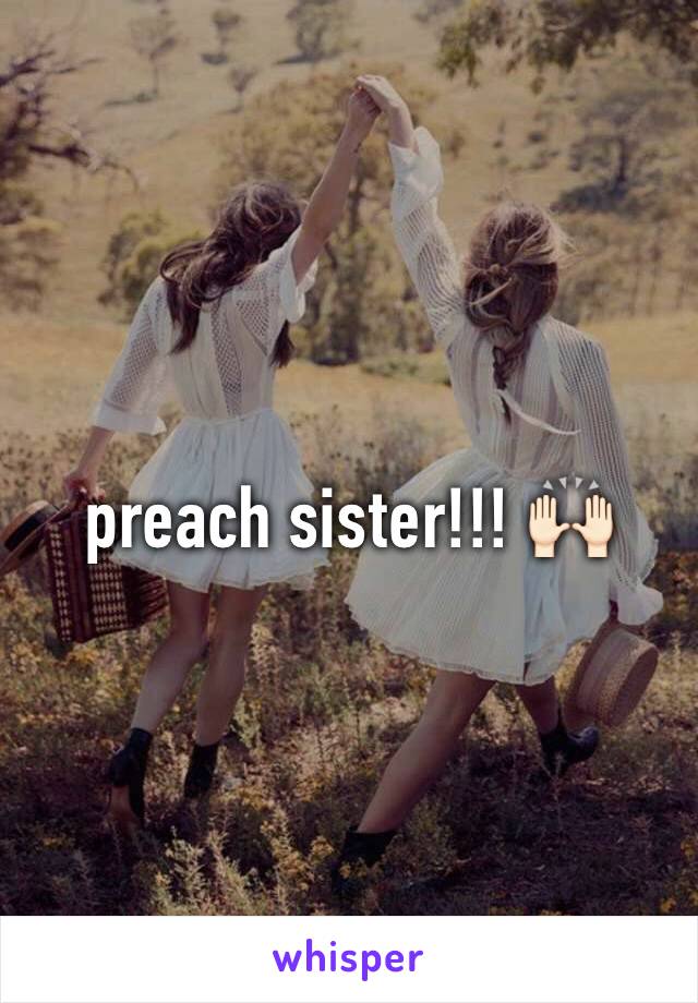 preach sister!!! 🙌🏻