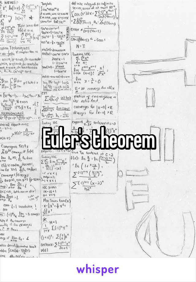 Euler's theorem