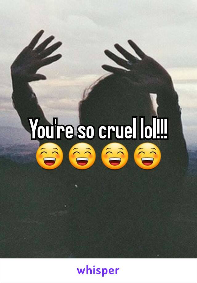 You're so cruel lol!!!
😁😁😁😁