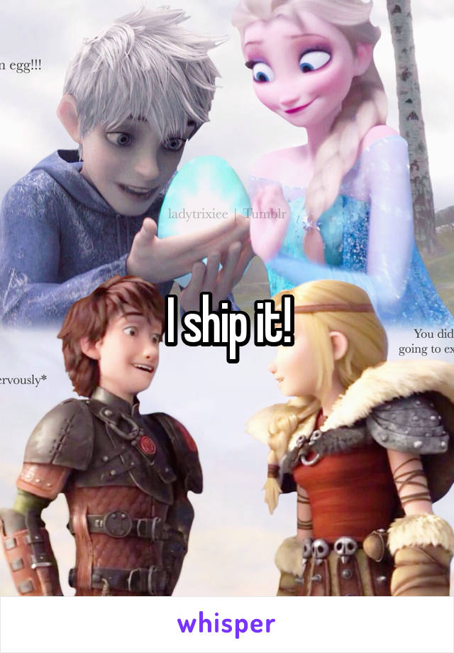 I ship it!