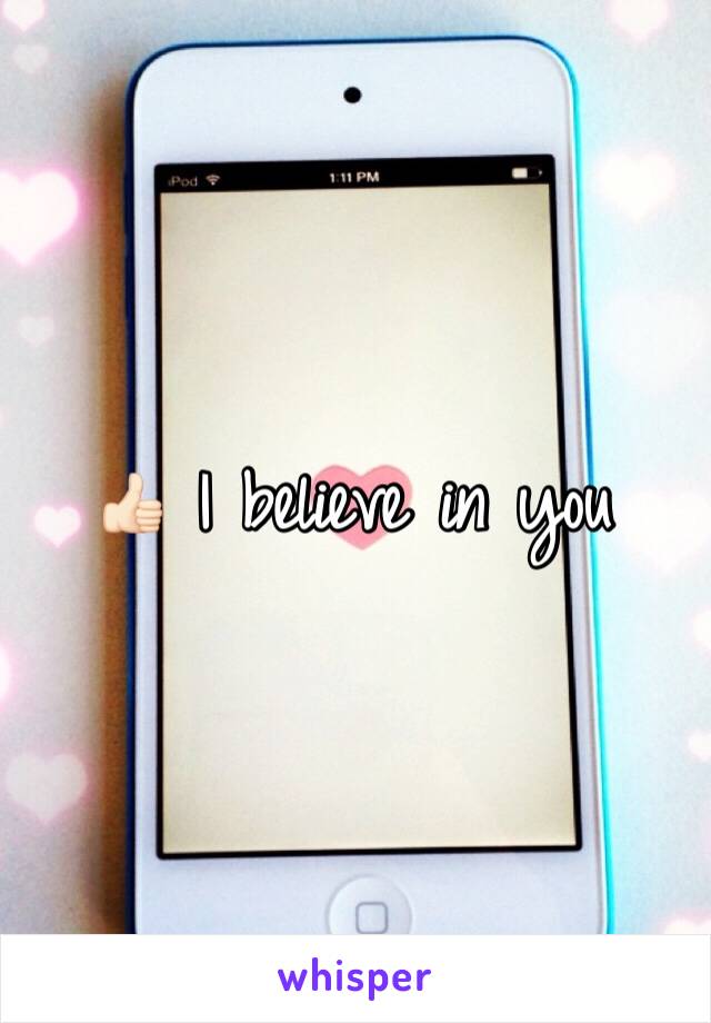 👍🏻 I believe in you