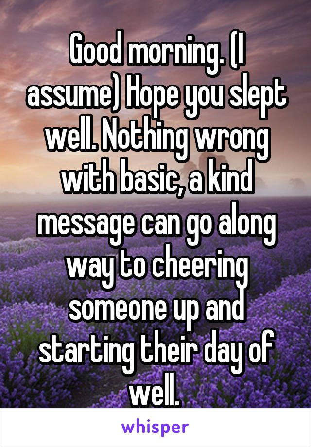 What To Say To Hope You Slept Well