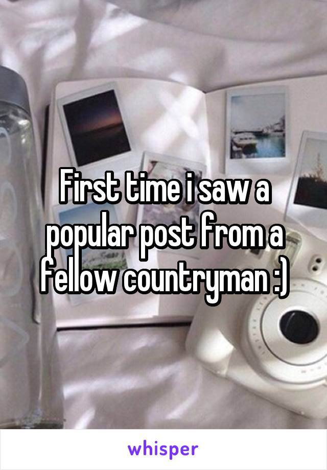 First time i saw a popular post from a fellow countryman :)