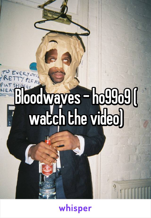 Bloodwaves - ho99o9 ( watch the video)