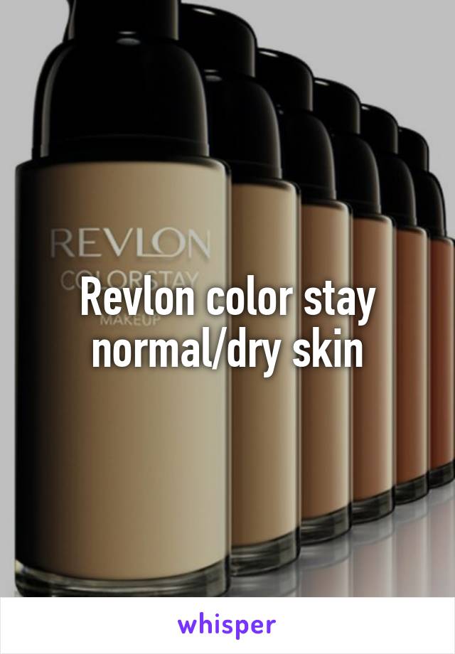 Revlon color stay normal/dry skin