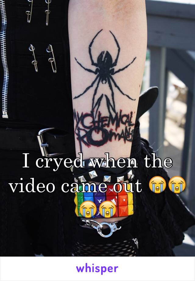 I cryed when the video came out 😭😭😭😭