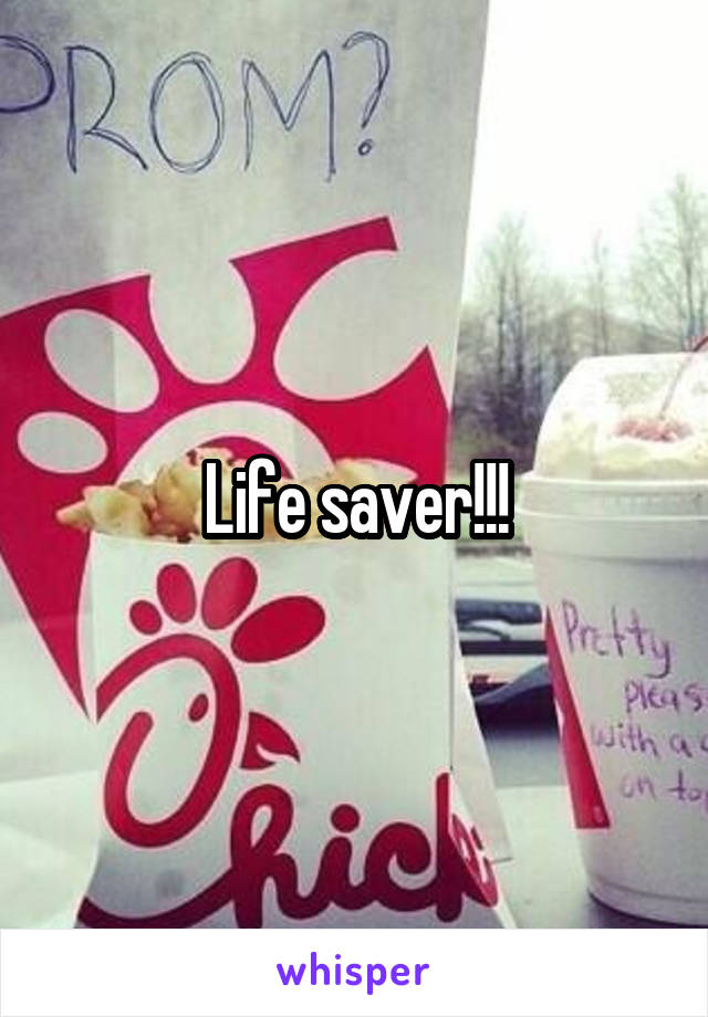 Life saver!!!