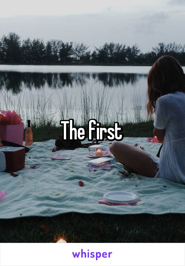 The first 