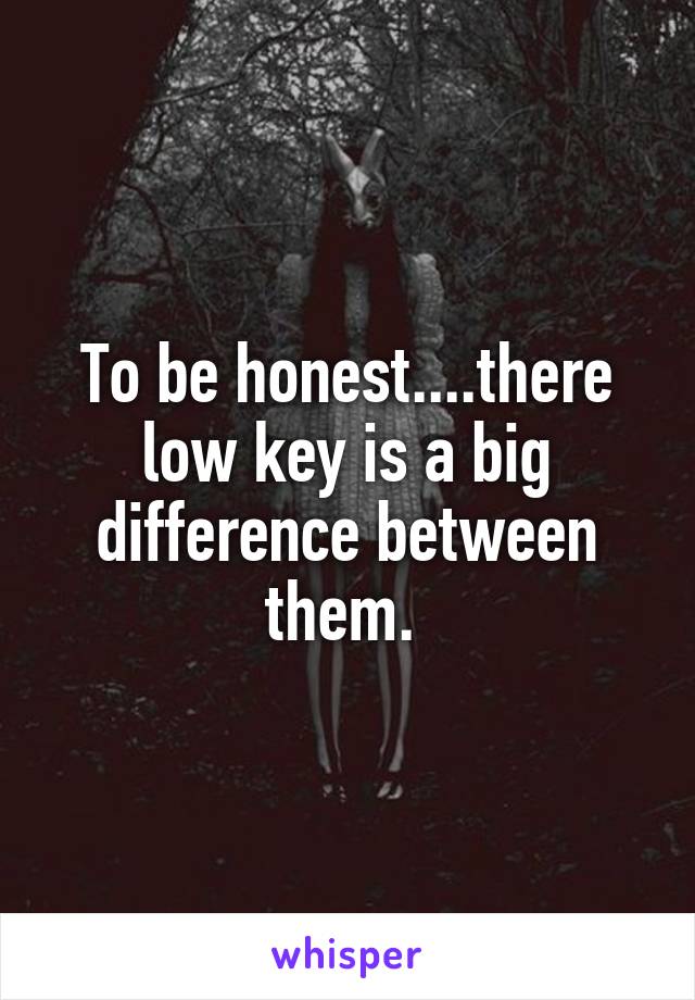 To be honest....there low key is a big difference between them. 