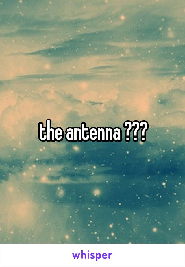 the antenna ???