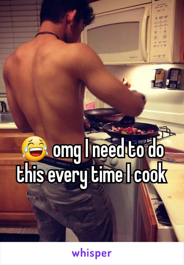 😂 omg I need to do this every time I cook