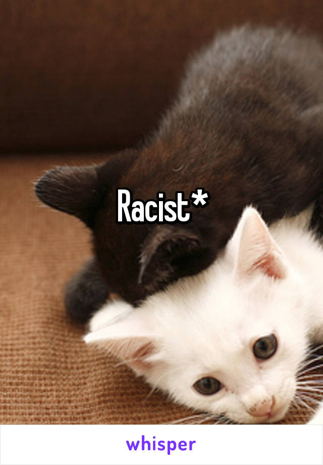 Racist*
