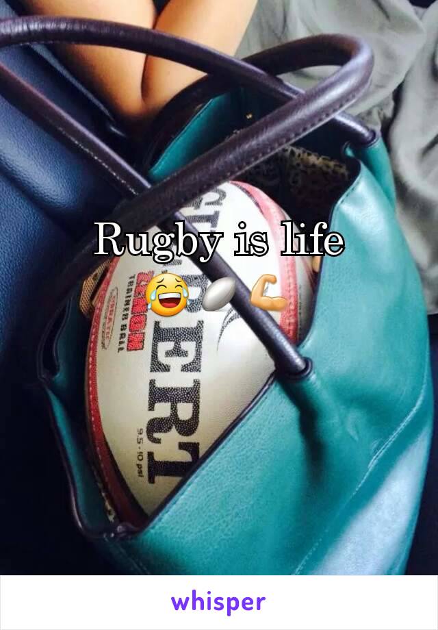 Rugby is life
😂🏉💪