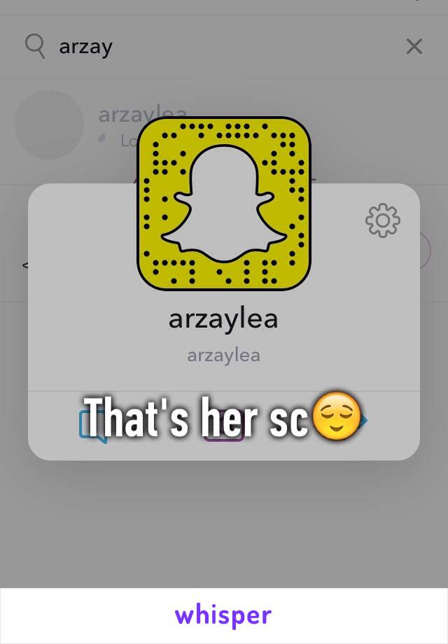 That's her sc😌