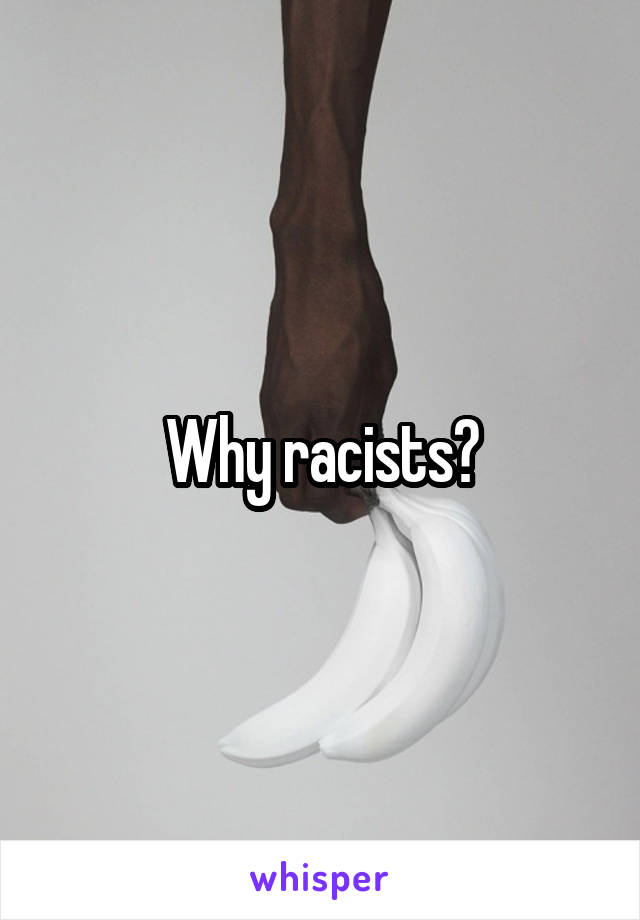 Why racists?