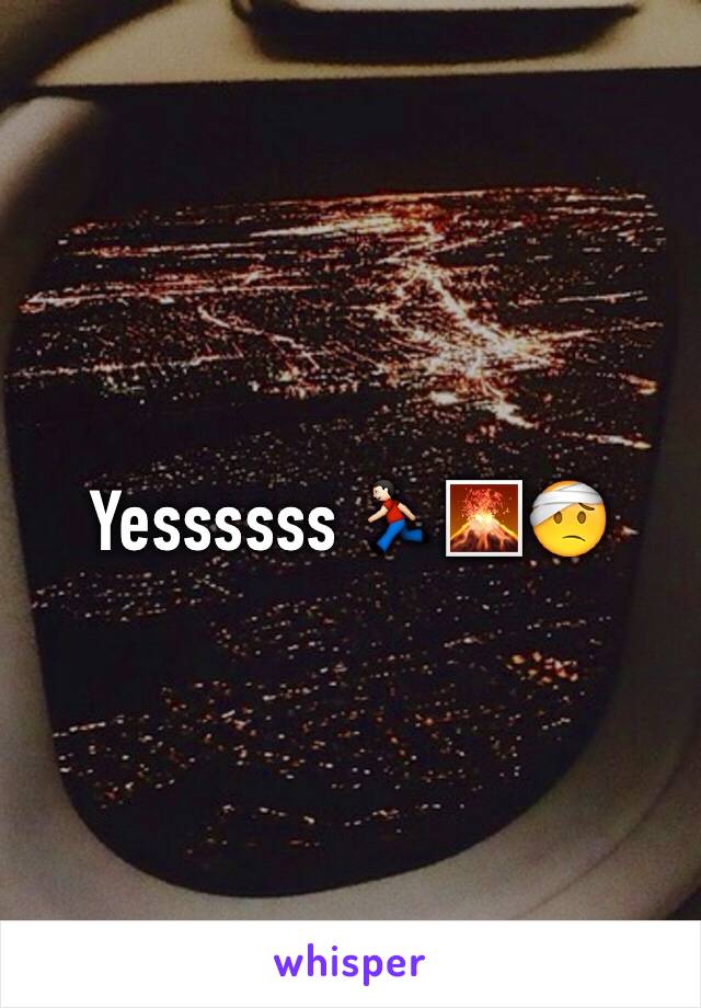 Yessssss 🏃🏻🌋🤕