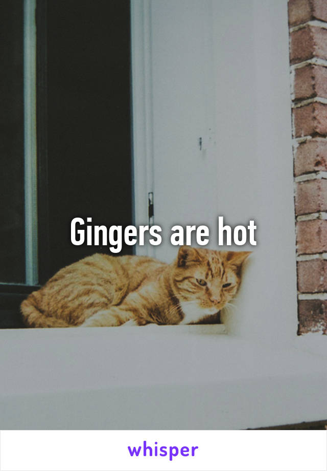 Gingers are hot