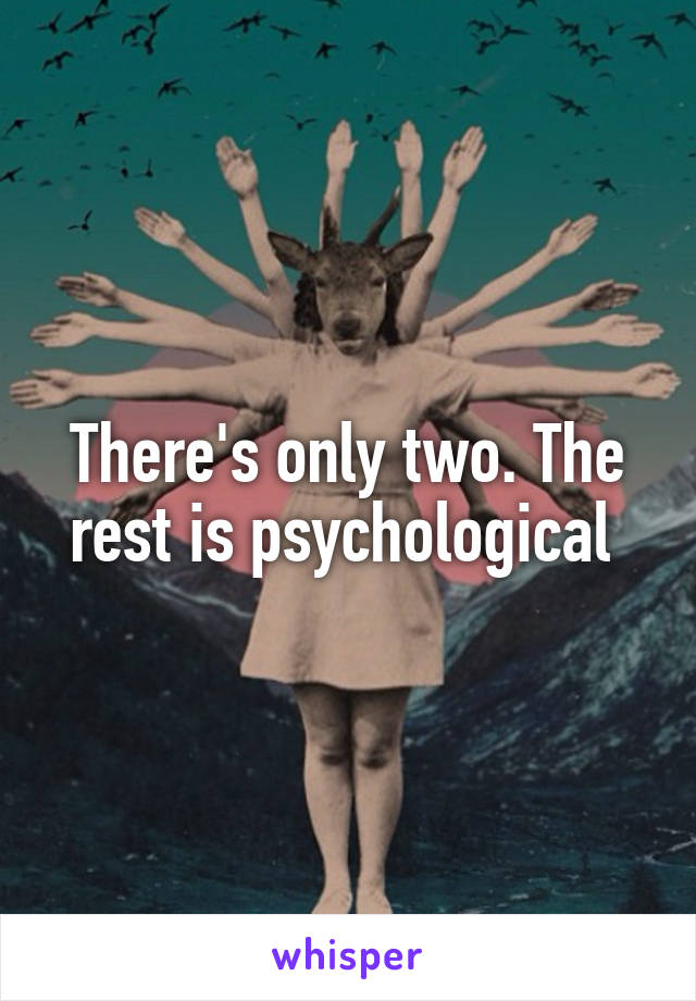 There's only two. The rest is psychological 