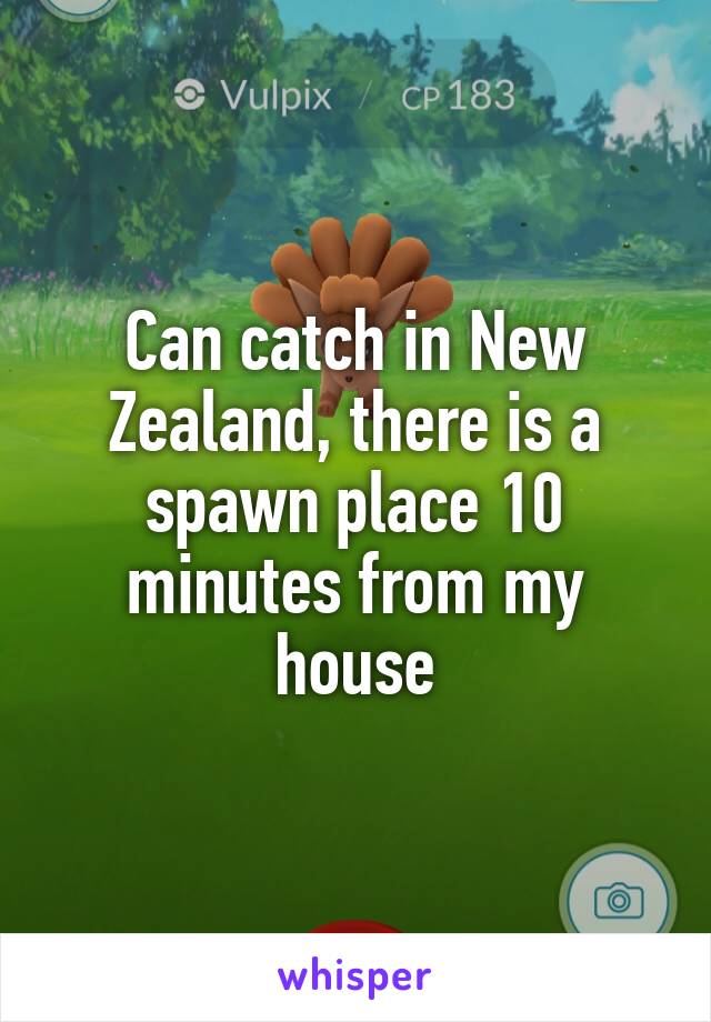 Can catch in New Zealand, there is a spawn place 10 minutes from my house