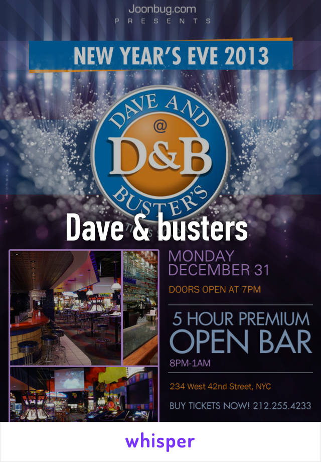 Dave & busters 