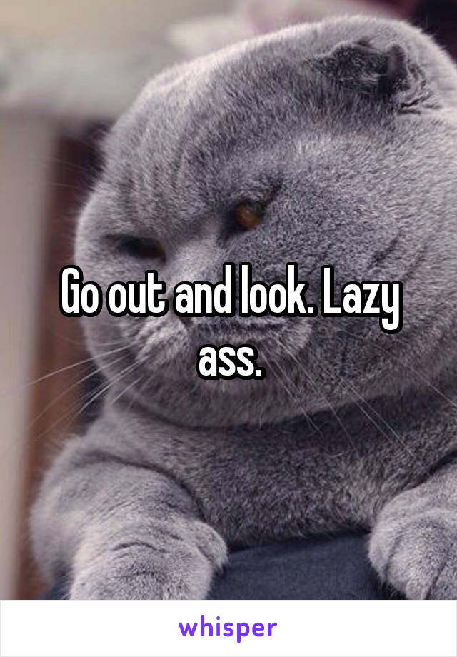 Go out and look. Lazy ass.